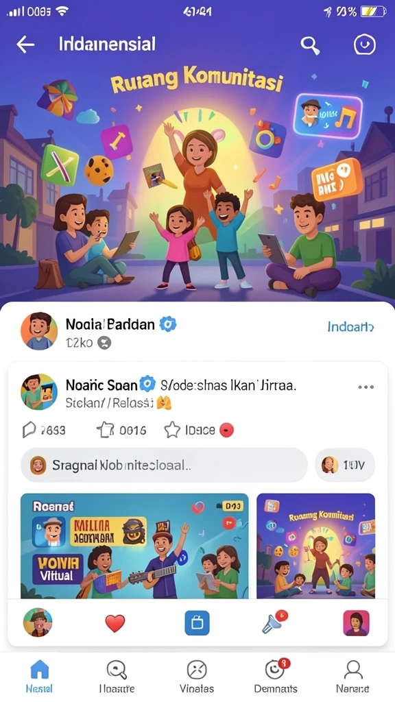 Tampilan antarmuka yang menarik dan mudah dipahami.