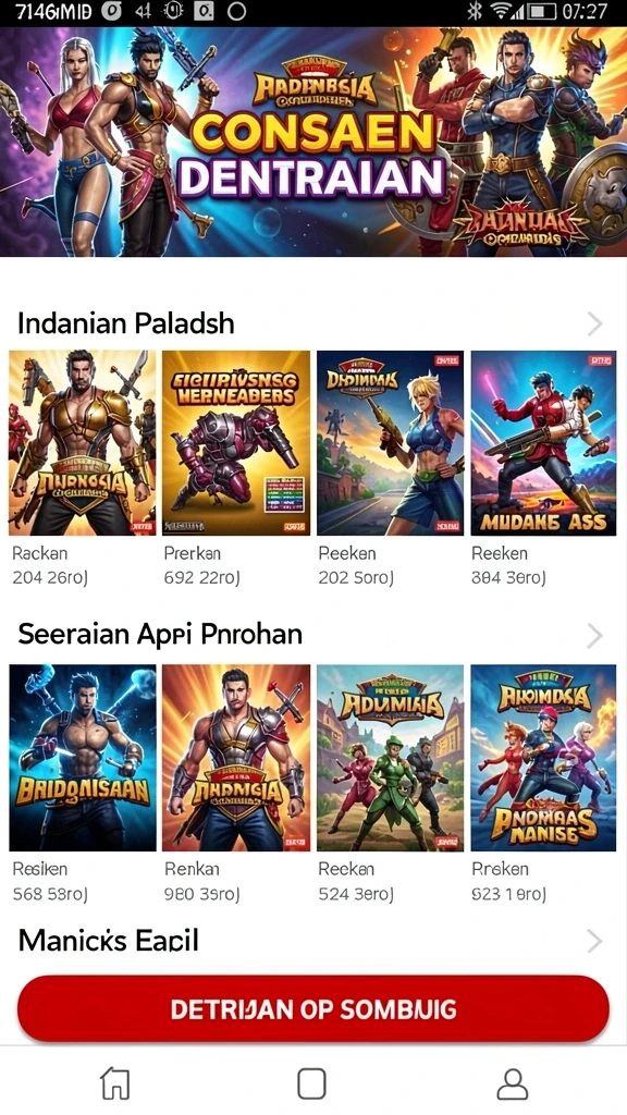 Tampilan grafis yang memukau dan penuh warna.