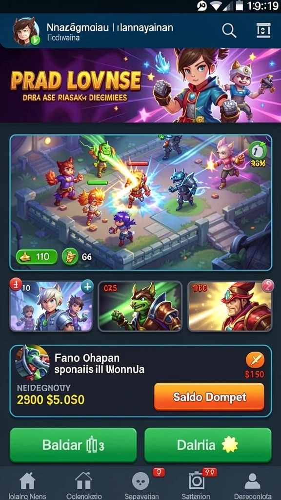 Screenshot saat pemain meraih kemenangan besar.