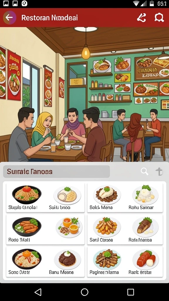 Tampilan awal game dengan grafis yang memukau.