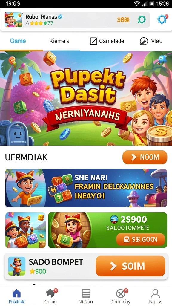 Mode permainan kompetitif yang menantang.