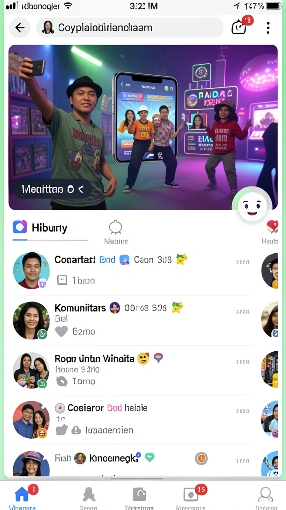 Tampilan antarmuka yang intuitif dan menarik.