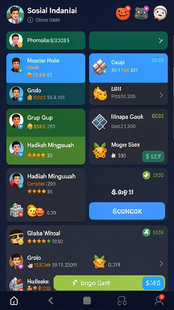 Tampilan halaman utama BINGO101 dengan tema warna cerah.