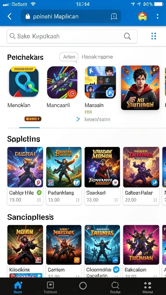 Screenshot 2: Berbagai pilihan slot dengan tema unik.