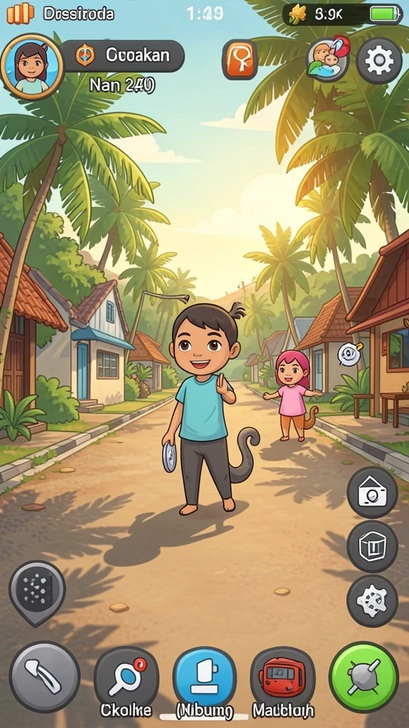 Tangkapan layar memperlihatkan antarmuka permainan yang intuitif.