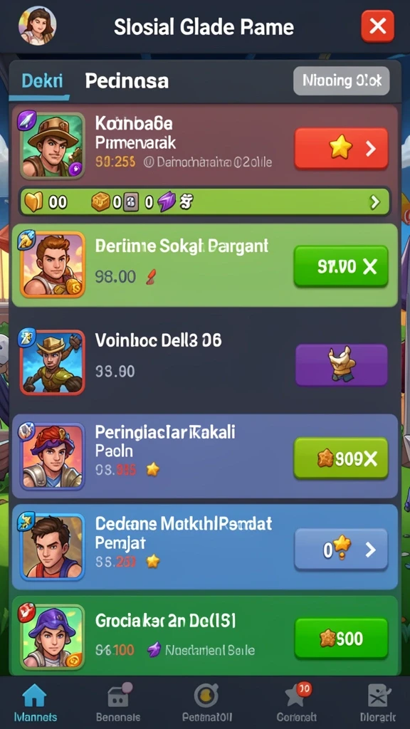 Karakter baru yang siap untuk dimainkan.
