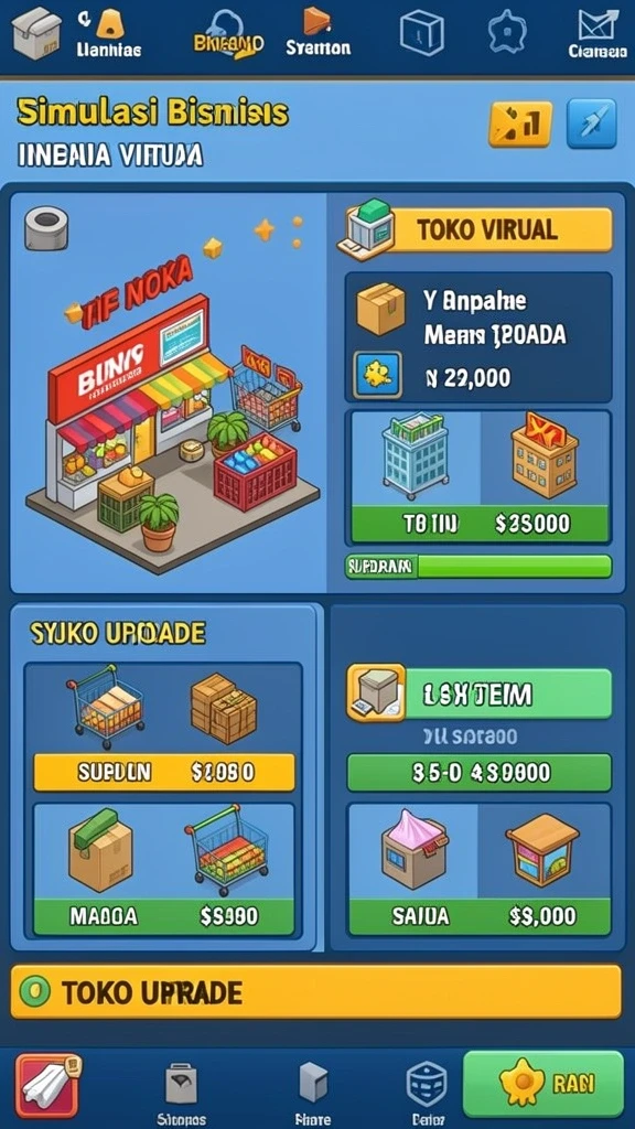 Tampilan antarmuka yang menarik dan mudah dinavigasi.