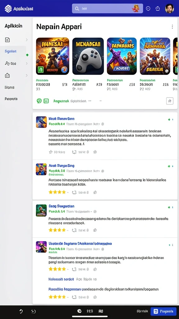 Tampilan antarmuka yang menawan dan mudah dinavigasi.