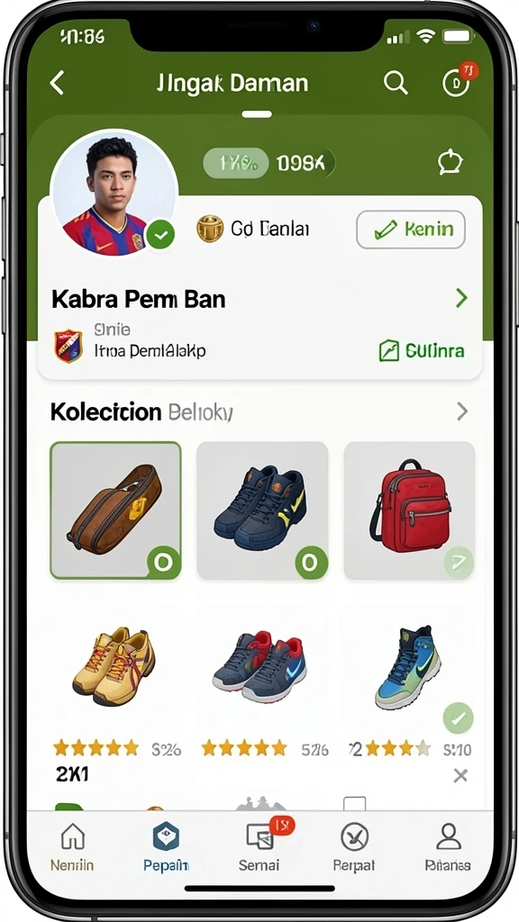 Tampilan antarmuka yang menarik dan mudah digunakan.