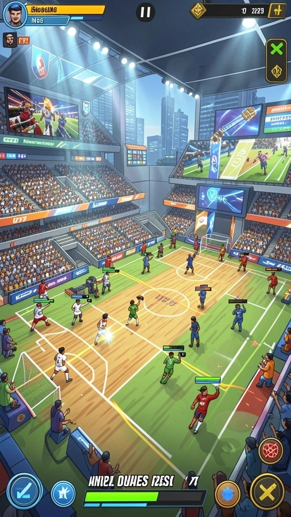 Tampilan pertama gameplay yang menarik dan dinamis.