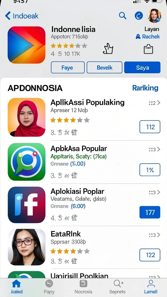Tampilan antarmuka KAKRP yang menarik dan mudah digunakan.