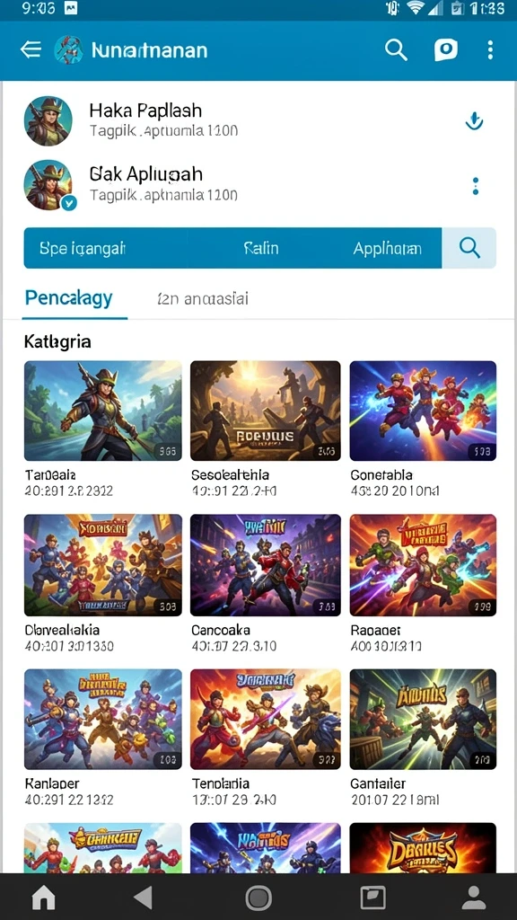 Tampilan awal KOKITOTO yang menarik dan penuh warna.