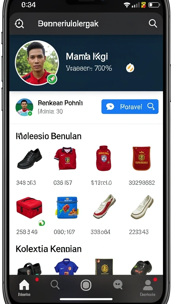 Tangkapan layar memperlihatkan fitur layanan pelanggan yang siap membantu pengguna.