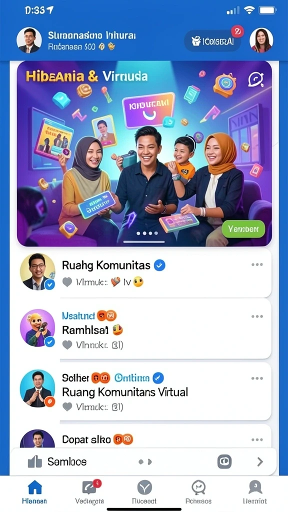 Tampilan antarmuka yang menarik dan mudah dipahami.