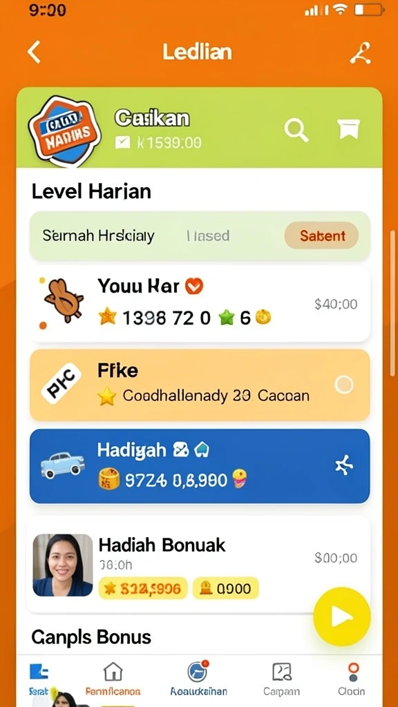 Tampilan antarmuka pengguna yang modern dan ramah.