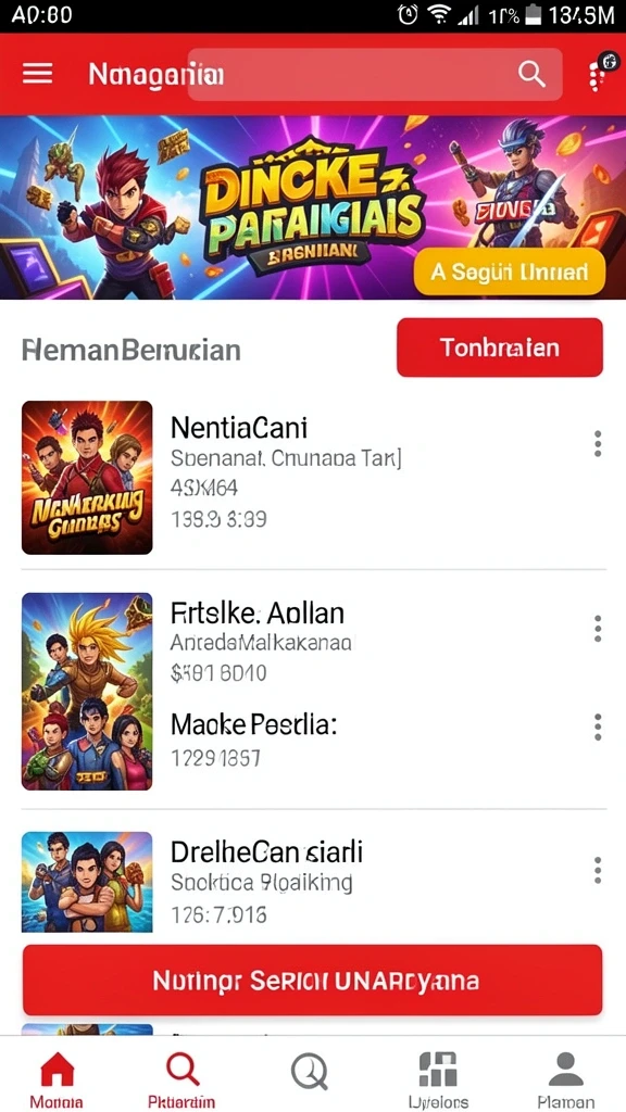 Fitur live chat untuk interaksi dengan pemain lain.