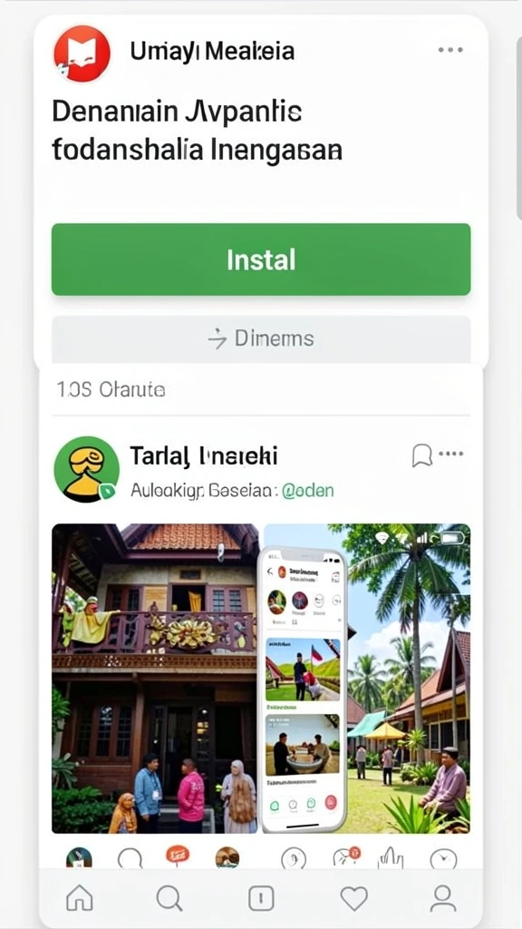 Tampilan awal yang menawan dan intuitif.