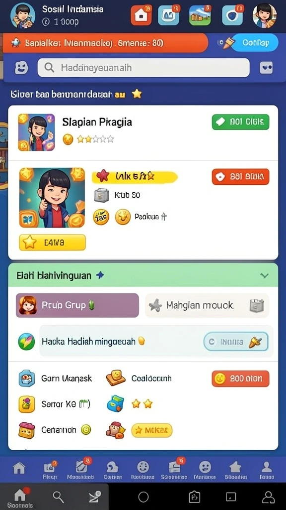 Level tantangan yang semakin menarik dan beragam.