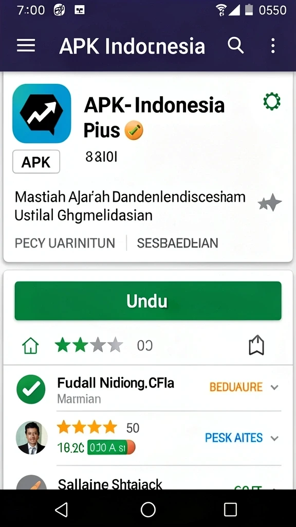Tampilan utama yang menarik dan intuitif.