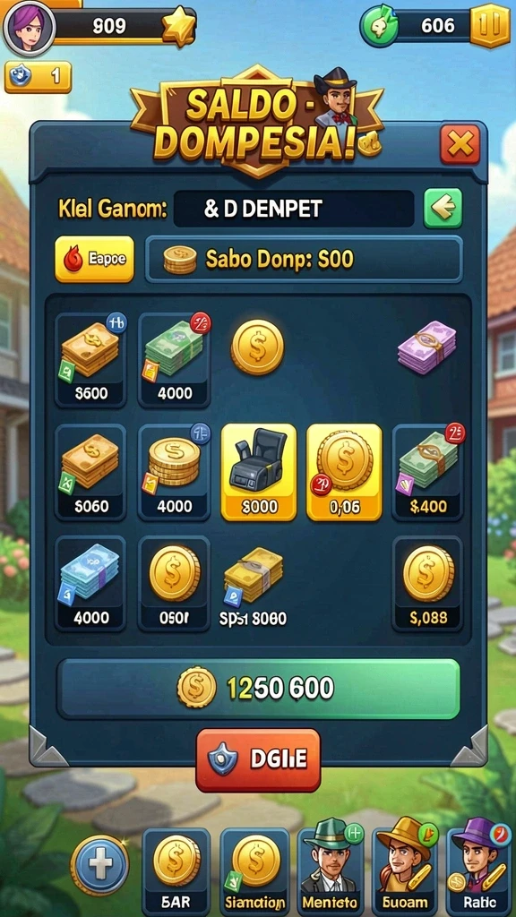 Ragam karakter unik untuk dipilih dan dimainkan.