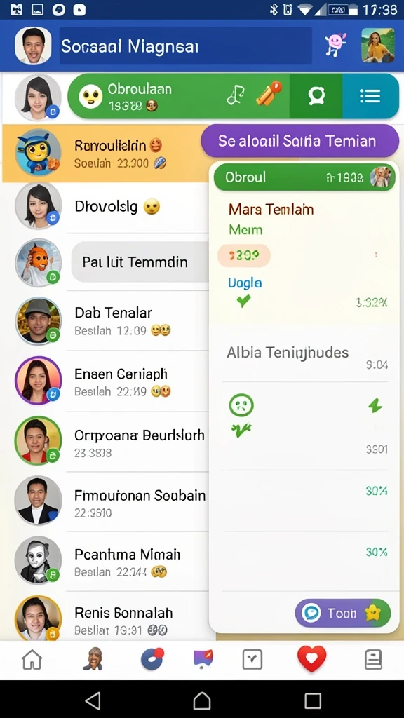Tampilan antarmuka pengguna yang intuitif dan ramah.