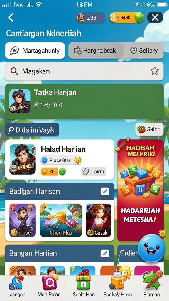 Tampilan grafis yang memukau dan atraktif.