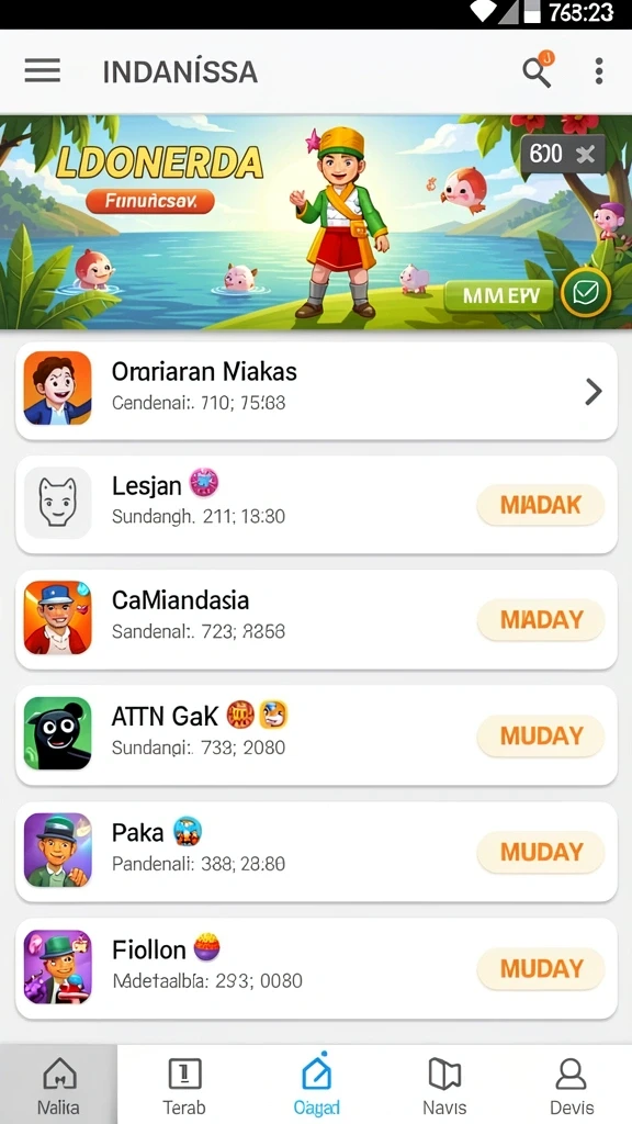 Tangkapan layar menunjukkan grafis menawan dari lingkungan permainan.