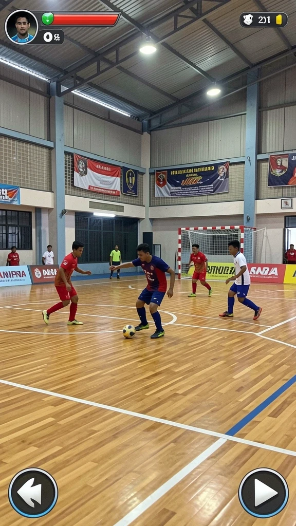 Tampilan antarmuka permainan yang interaktif dan menarik.