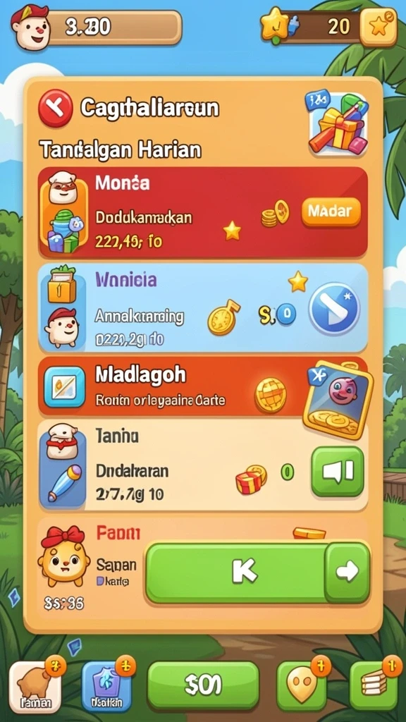 Gameplay yang seru dengan tantangan menarik.