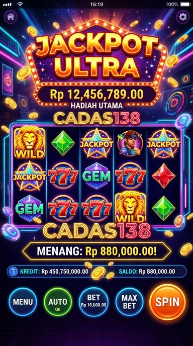 cadas138 — menu pengaturan